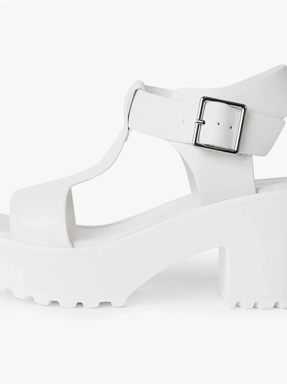 White Platform Sandals BNWOT